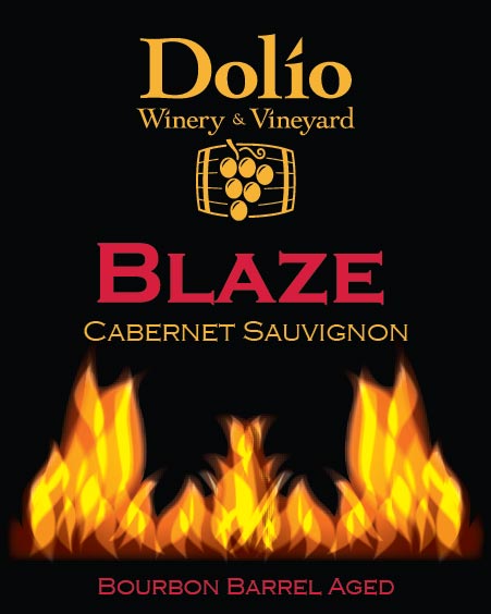 Dolio Winery Bourbon Barrel Aged Cabernet Sauvignon label