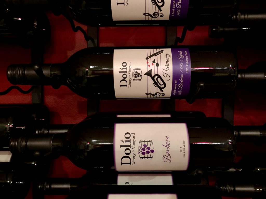 Dolio Winery's Harmony and 2014 Barbera