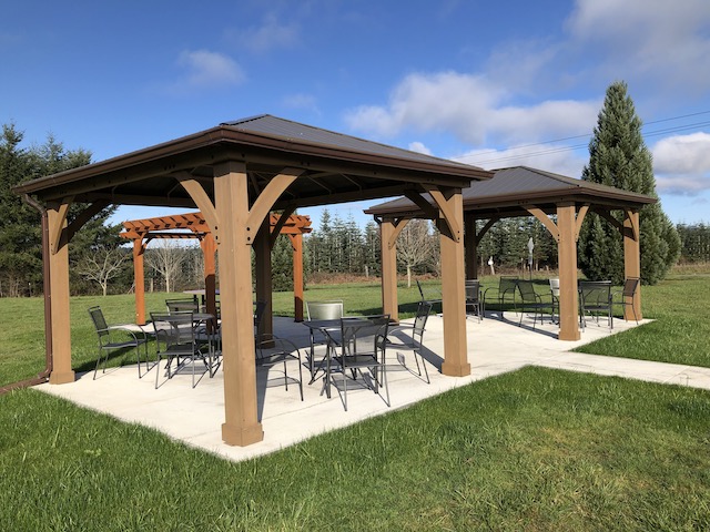 Dolio Winery's patio seating
